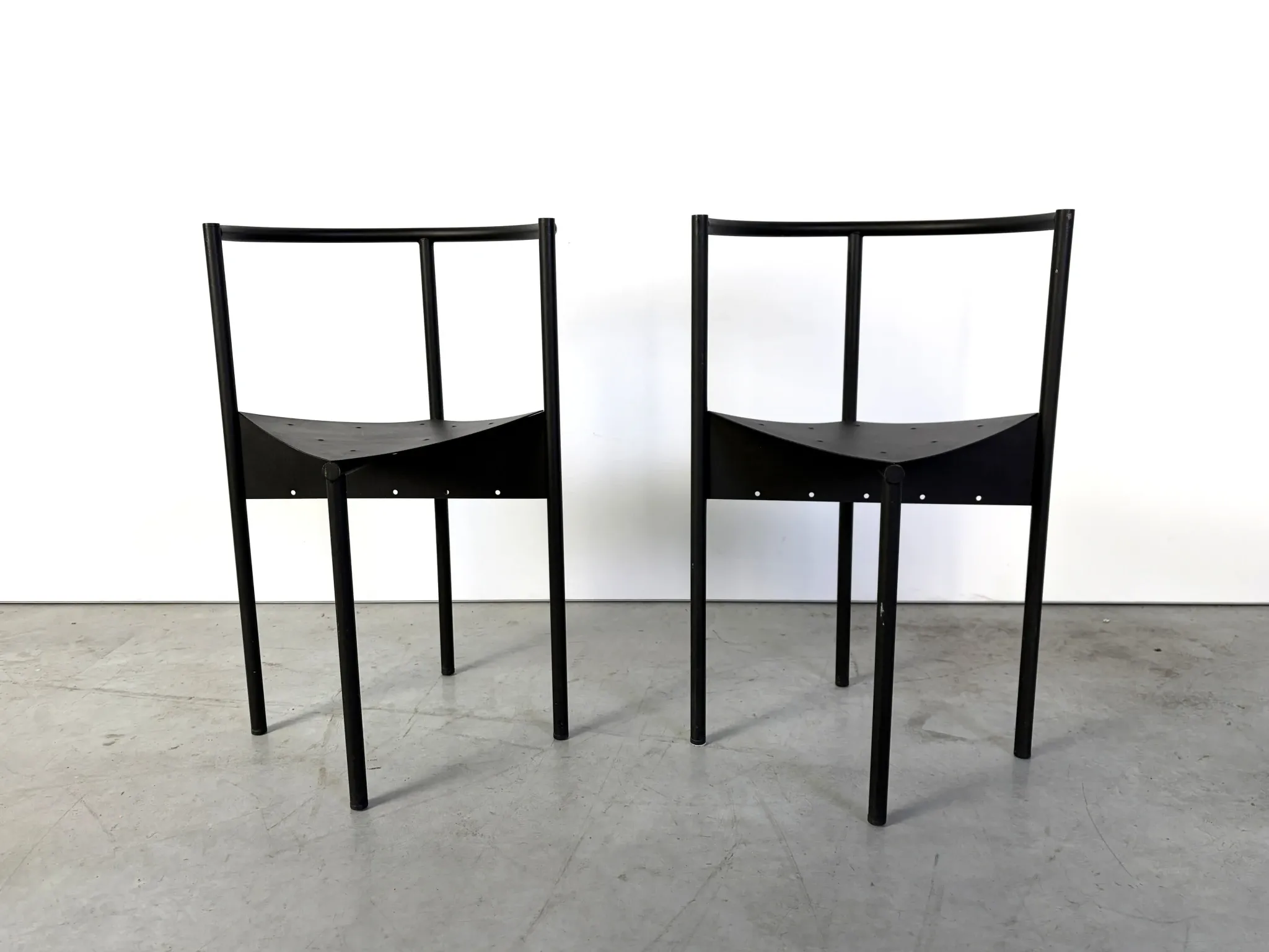 Pair of Wendy Wright chairs by Philippe Starck, 1986