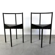 Pair of Wendy Wright chairs by Philippe Starck, 1986