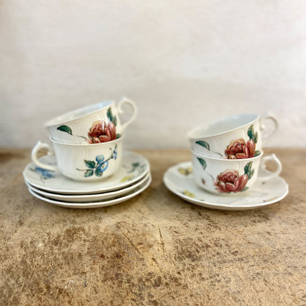 Service à thé ou café Villeroy et Boch modèle ''bouquet