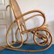 Rocking chair child rattan wicker nsac retro old vintage