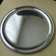 Silver metal serving top 34 cm Pearl decoration