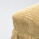 Beige corduroy crapaud lounge chair 1960s