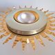 Gold metal ceiling light
