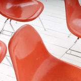 Set of 4 side chairs by Charles & Ray Eames for Herman Miller