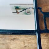 Rectangular mirror in ironwork, Frederick Weinberg