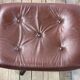 Leather armchair and ottoman by GÖTE MÖBLER Sweden 1960