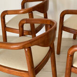 4 chairs Rainer Daumillier 1970