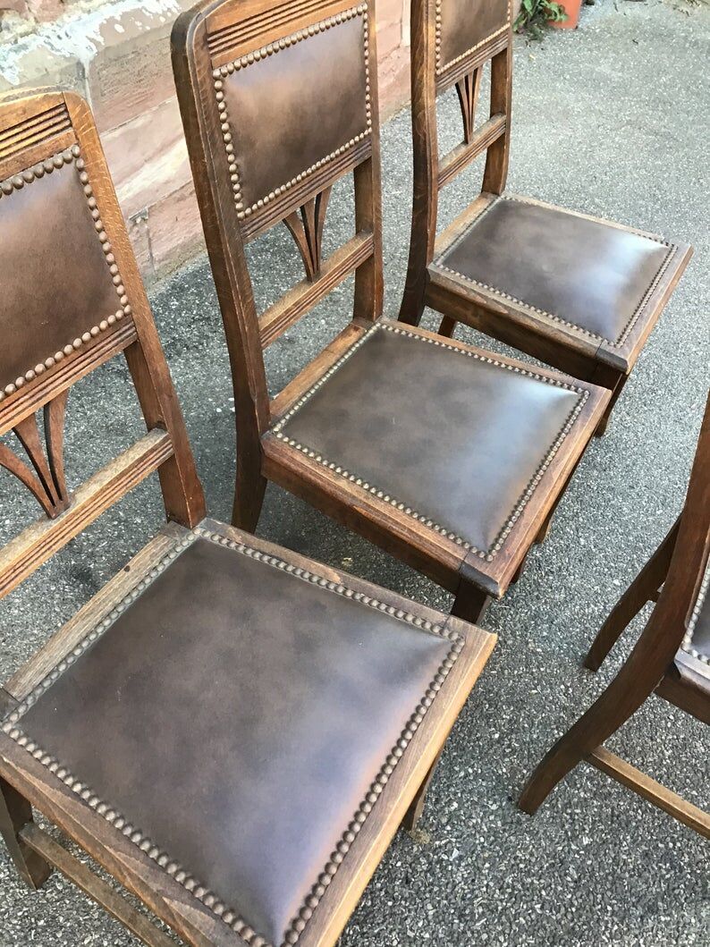 Set of 4 French chairs