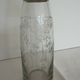Cut glass and silver carafe