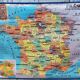 School map of 1976 administrative france