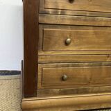 Petite commode en bois vintage 3 tiroirs