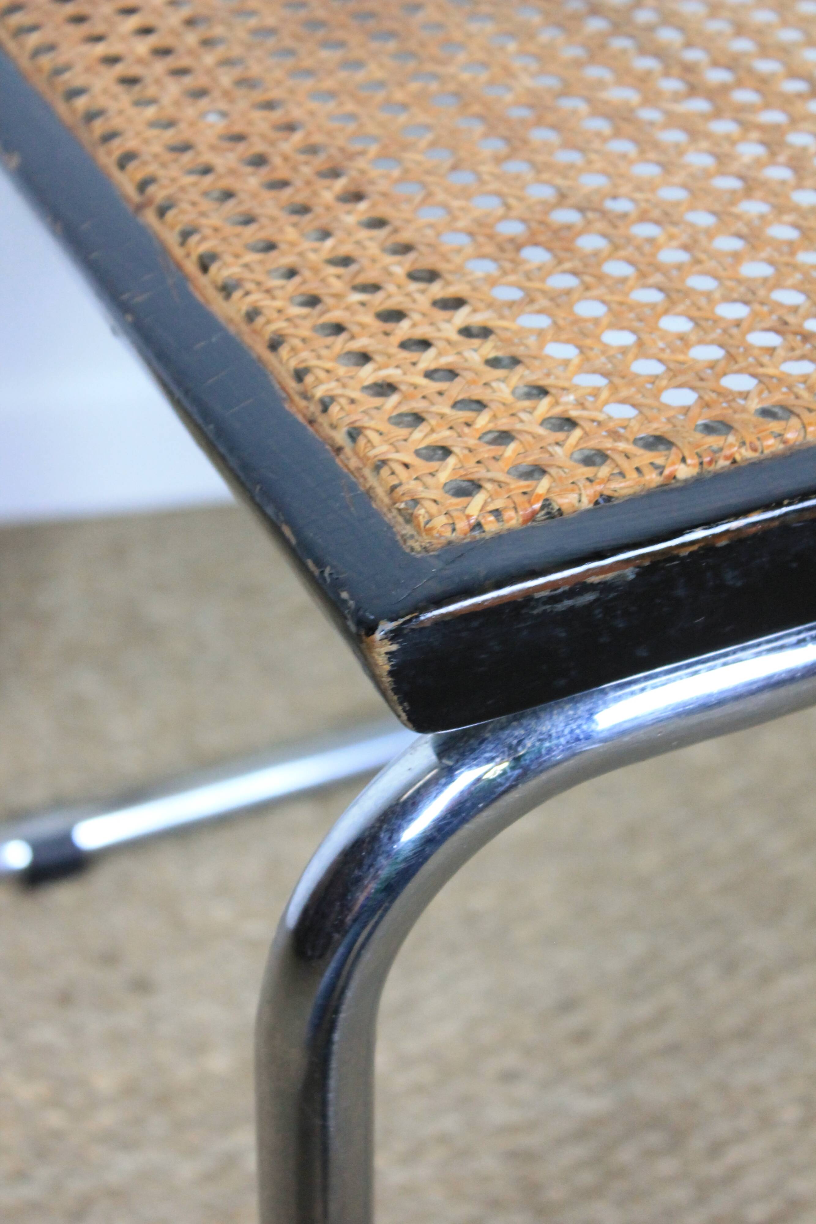 Marcel Breuer Cesca B32 chair, 80s