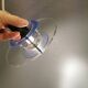 Petite suspension danoise Space-Age en verre plexi translucide, estimée années 1980.
