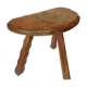 Wood tripod stool