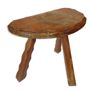 Tabouret tripode bois