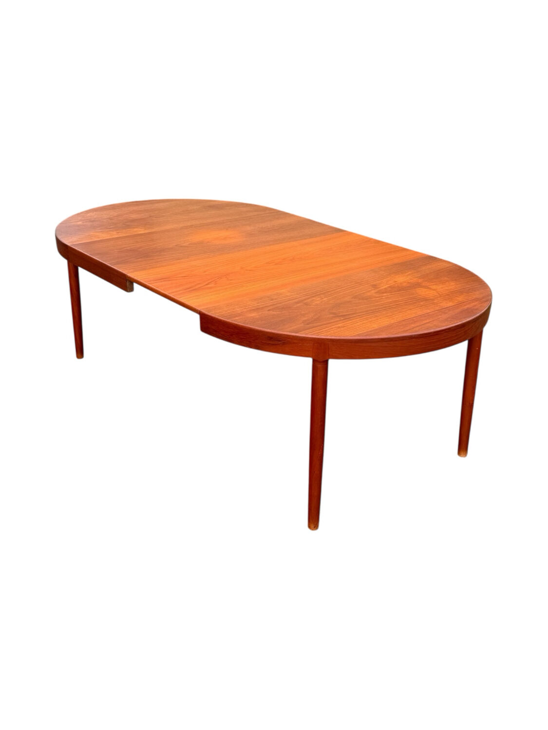 Scandinavian table in teak, design by Harry Ostergaard.