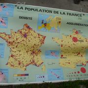 Affiche scolaire MDI La France sa population et structure de la population