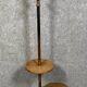 According to Mazda: Art Deco period mahogany floor lamp circa 1930
