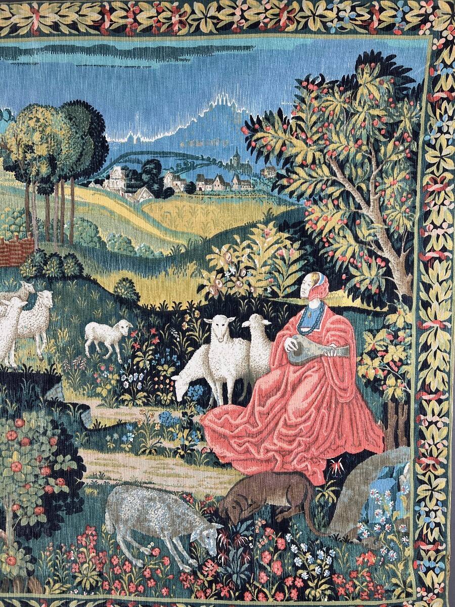 Wall Tapestry, Pastoral Scene, 20th Century