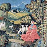 Wall Tapestry, Pastoral Scene, 20th Century