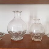 Set of 2 carafes with stopper