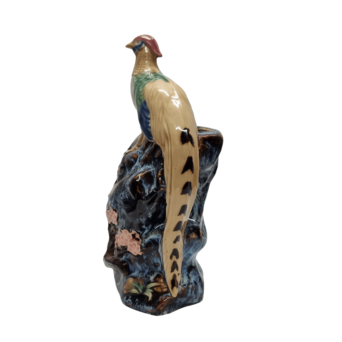 Vintage Shiwan Vase With Pheasant, 1970/80s