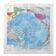 Vintage map Oceania Australia Japan 43x43cm from 1950