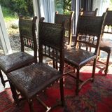 6 chaises style Henri ll