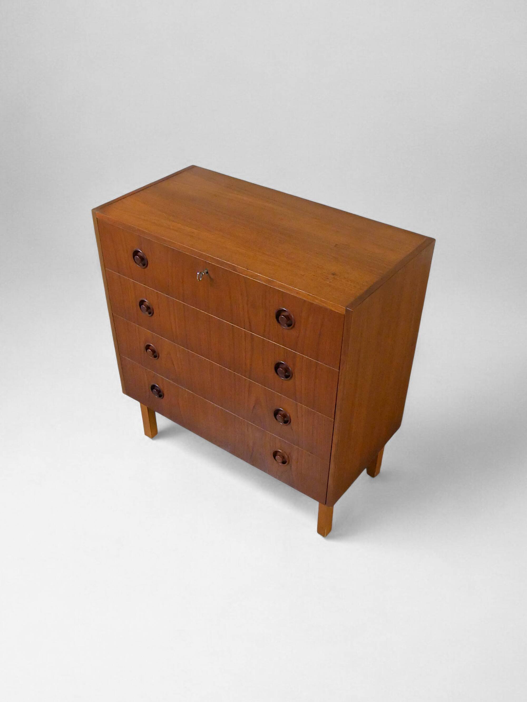 Danish teak chest of drawers - Vintage 1960