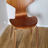 Chaise Arne Jacobsen Grand Prix en noyer Republic of fritz hansen