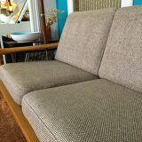 Scandinavian solid wood sofa