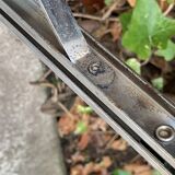 6 chaises pliantes en Plexiglas fumé et métal chrome Chaisor 1970