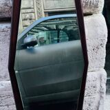 Specchio vintage in palissandro, anni '60