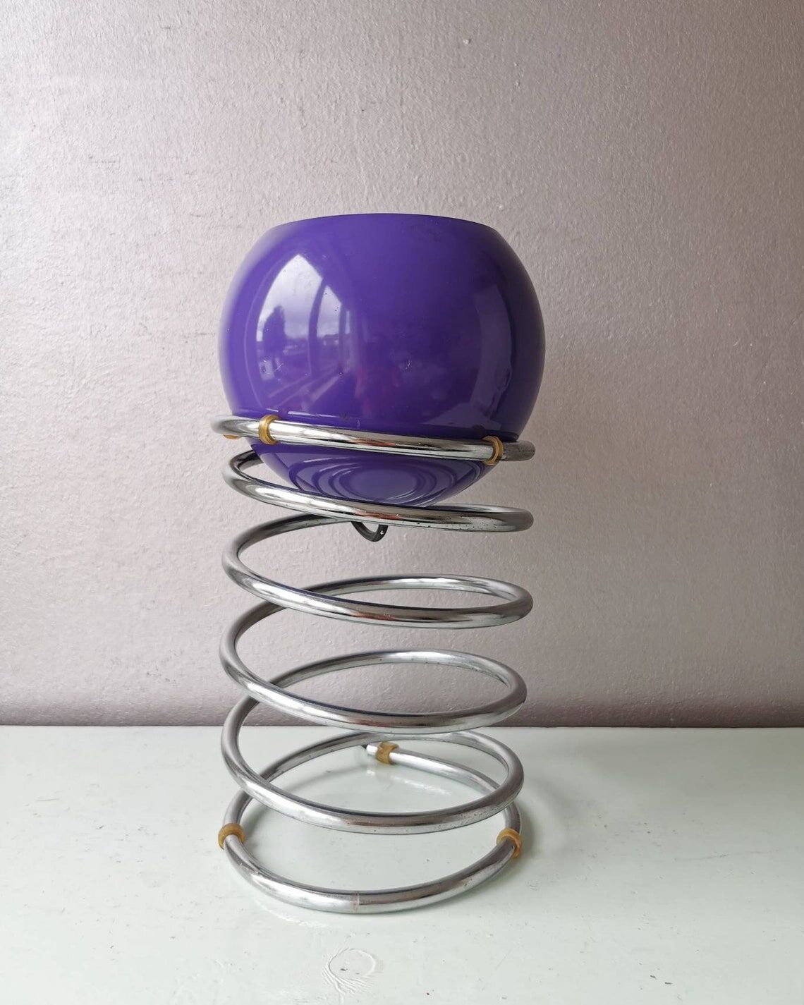 Vintage spiral lamp 70s