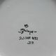 Hollow dish signed HB Quimper