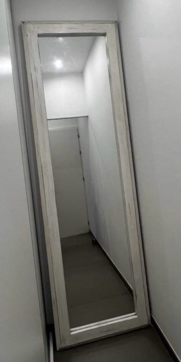 Miroir en bois massif