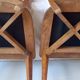 Pair of vintage chairs from the 50s/60s in mid-century Scandinavian style.