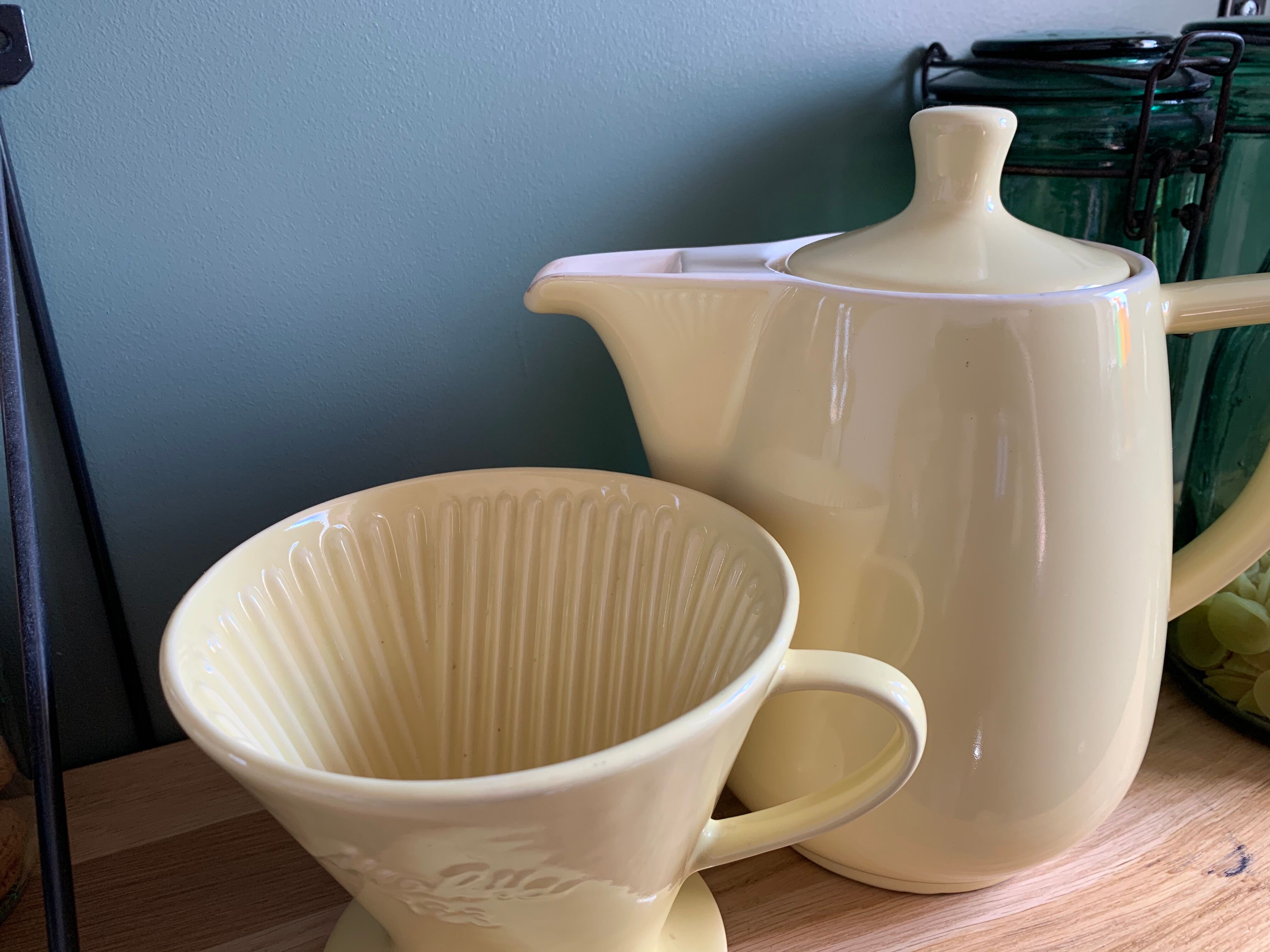 Melita coffee maker with its coffee filter