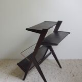 Wooden sofa end magazine holders