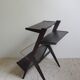 Wooden sofa end magazine holders