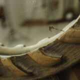 Sixties Sunburst Butler Mirror Sun Mirror Ball Glass Resin 43cm