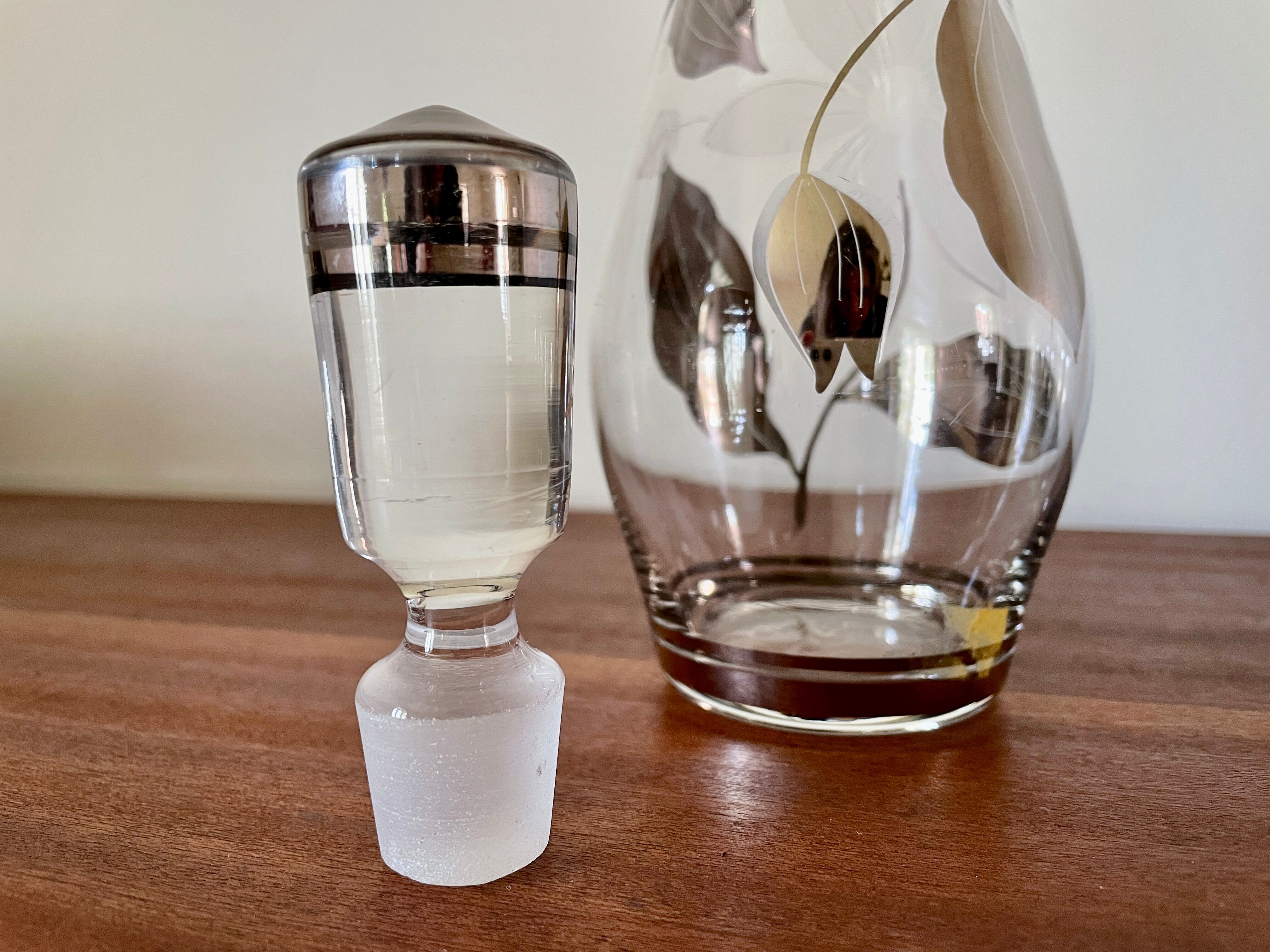 Bohemian crystal liqueur service