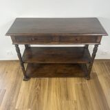 Antique solid wood console – early 20th century