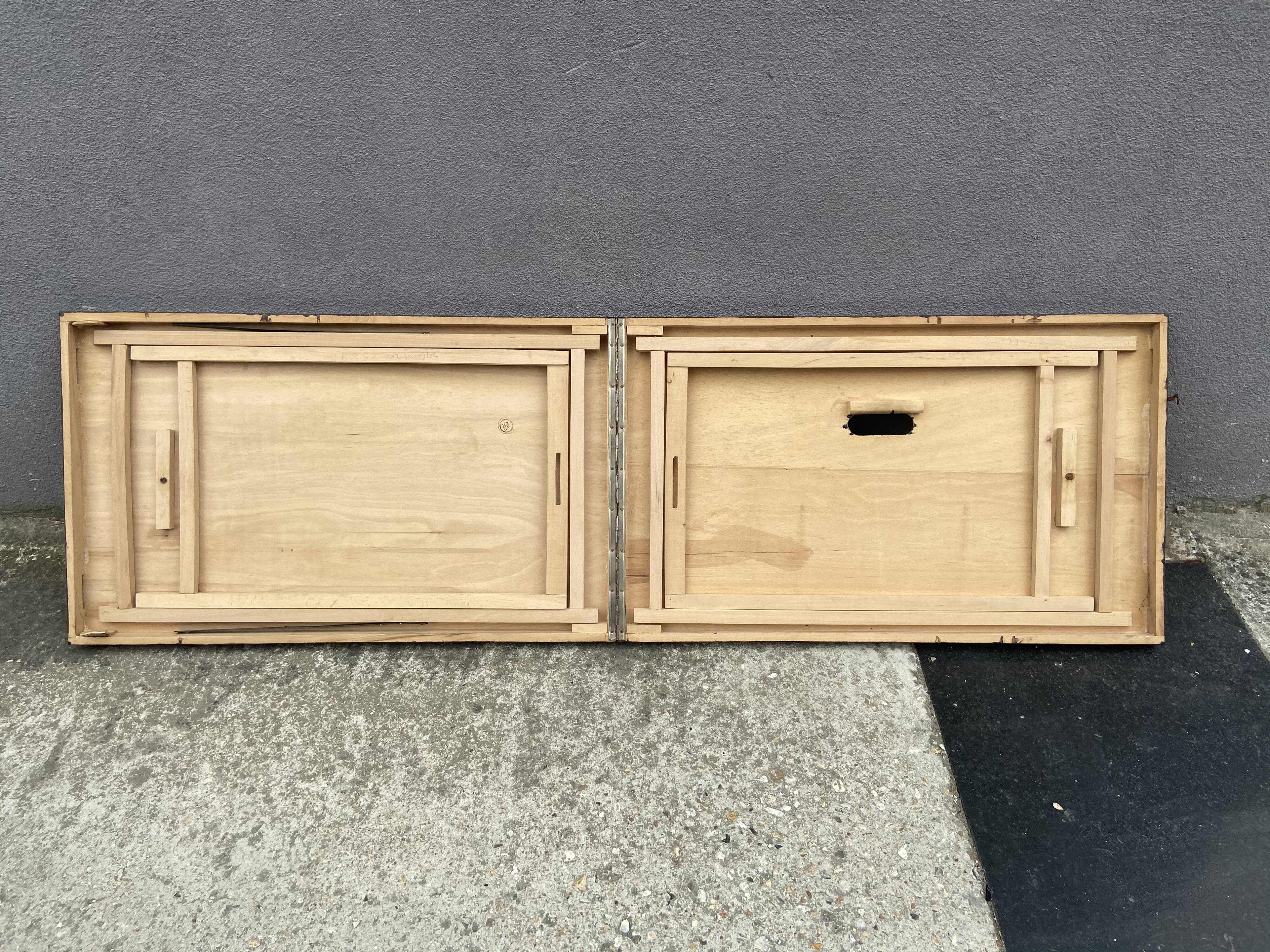 Wooden upholstery table