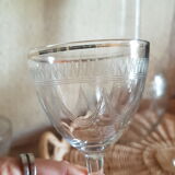 Service à liqueur ciselé vintage