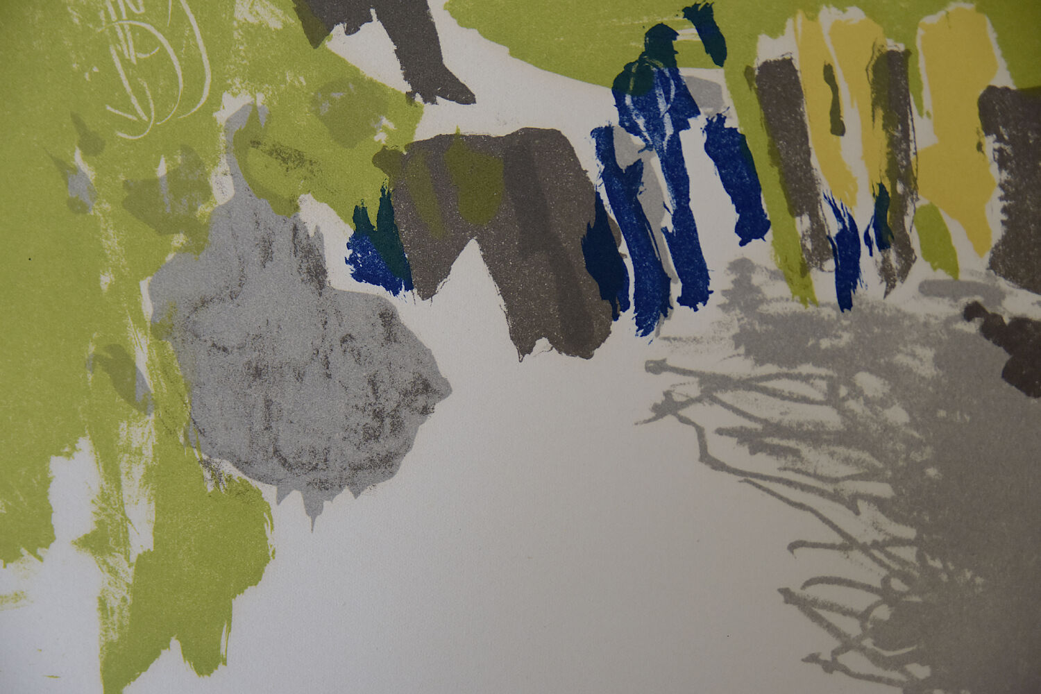 Color Lithography on Van Gelder Zonen Paper by Jörgen Fogelqvist, 1980s