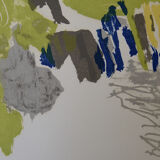 Color Lithography on Van Gelder Zonen Paper by Jörgen Fogelqvist, 1980s