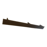 Splendid wall shelf in varnished solid oak (2m32cm long) with 3 wall hooks