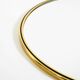 Beautiful, heavy Mid-Century Modern brass wall mirror by Lenz, 1964