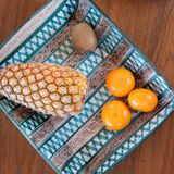 Large ceramic dish with polychrome decoration, Robert Picault, circa 1950